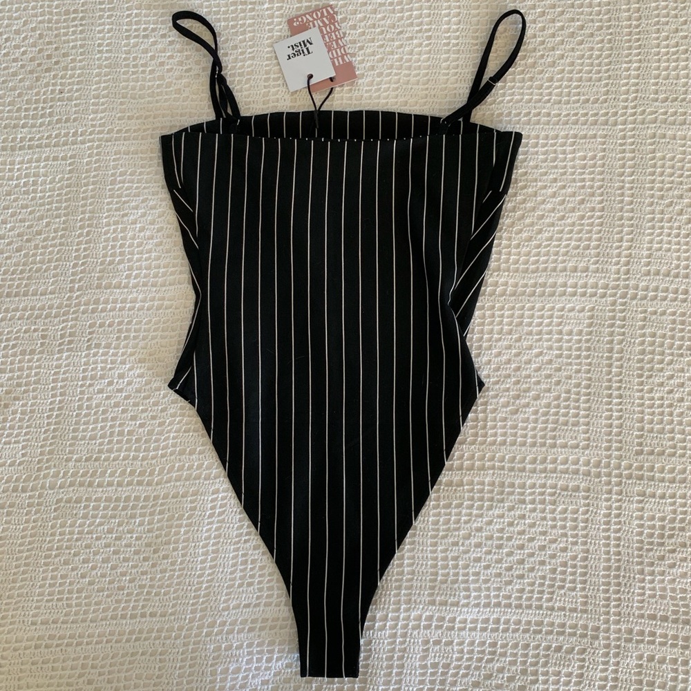 NWT Tiger Mist Anouk stripe bodysuit 1407 1408 - Picture 3 of 7